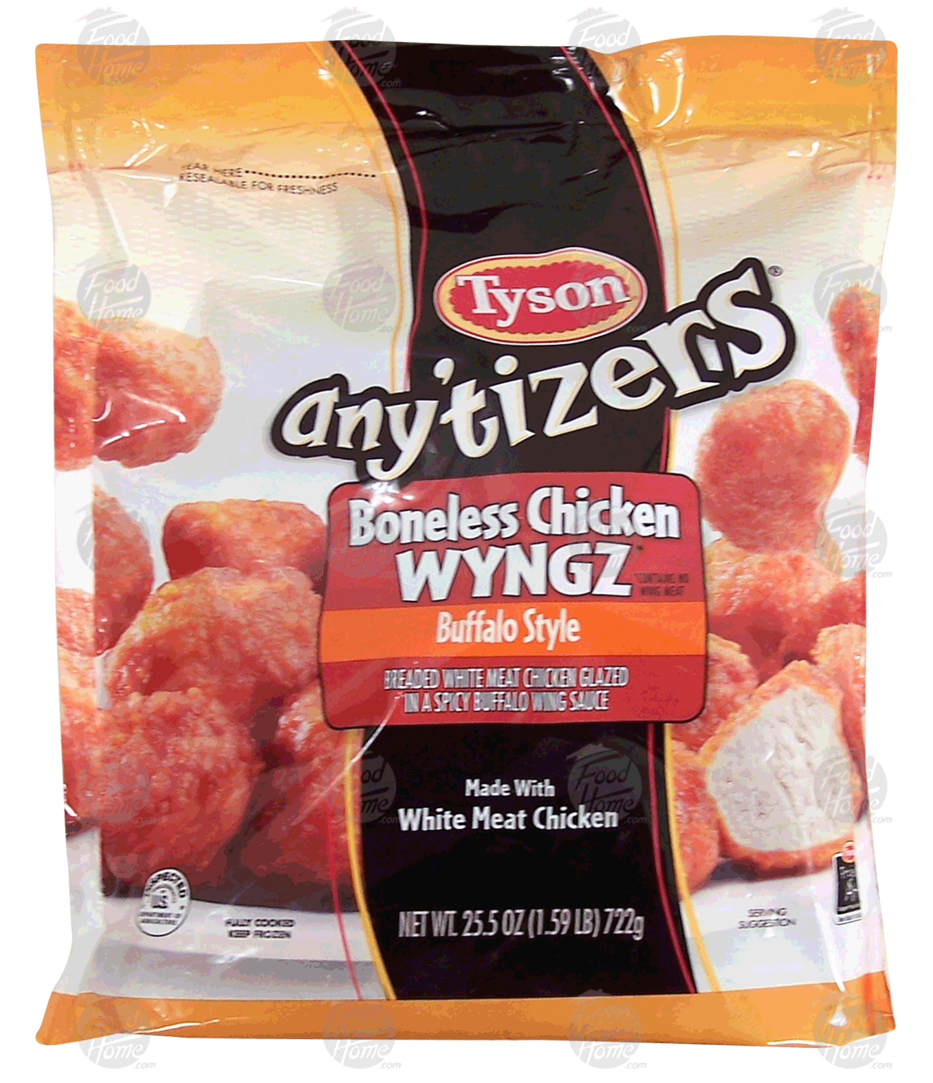 Tyson any'tizers boneless chicken wyngz, buffalo style Full-Size Picture